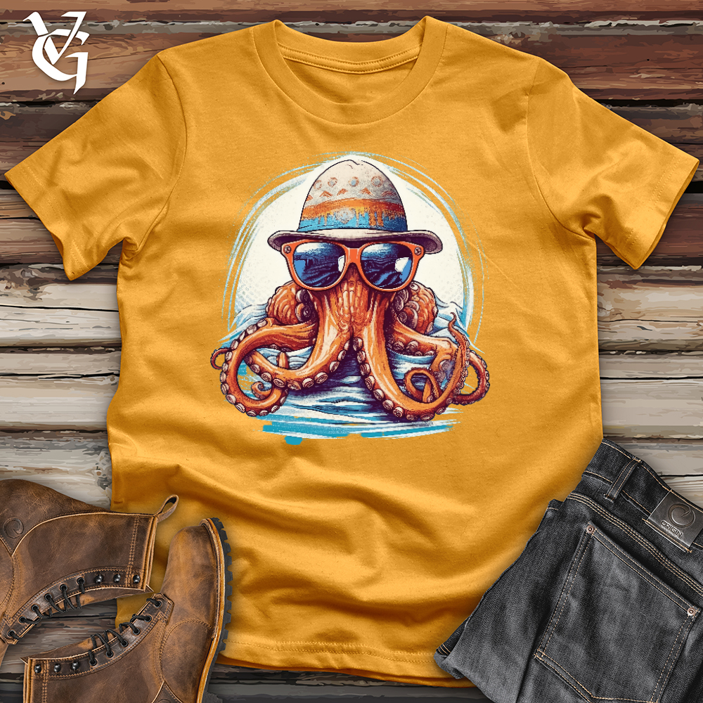Viking Goods Cool Man Octopus Cotton Tee Mustard / L
