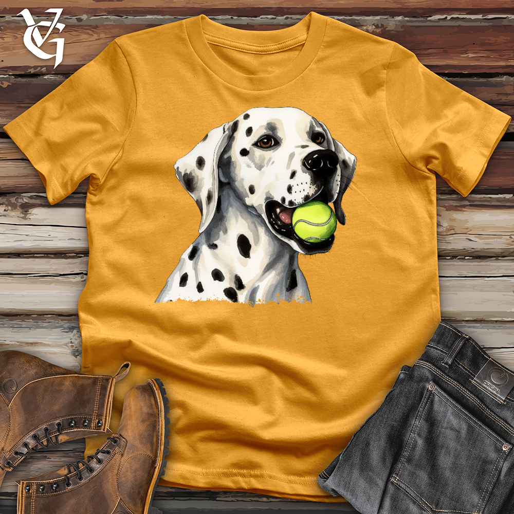 Viking Goods Dalmatian Fetch Cotton Tee Mustard / L