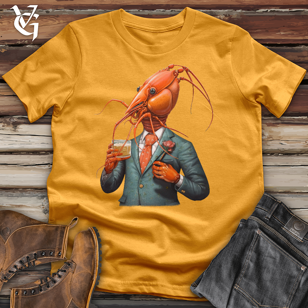 Viking Goods Dapper Shrimp Cotton Tee Mustard / L