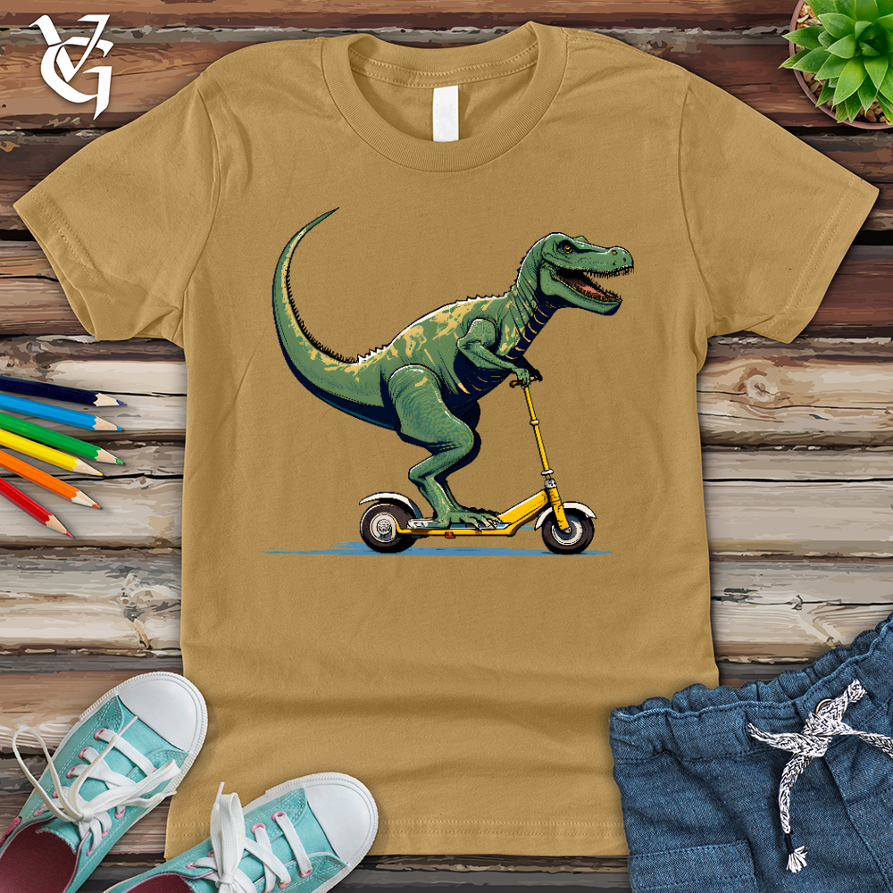 Viking Goods Dino Scoot Youth Tee Mustard / L
