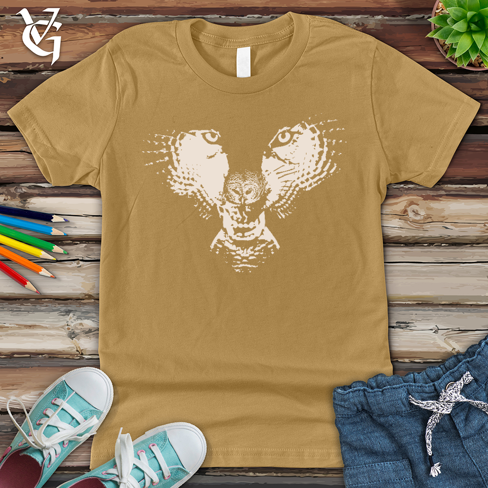 Viking Goods Flying Wolf Youth Tee Mustard / L