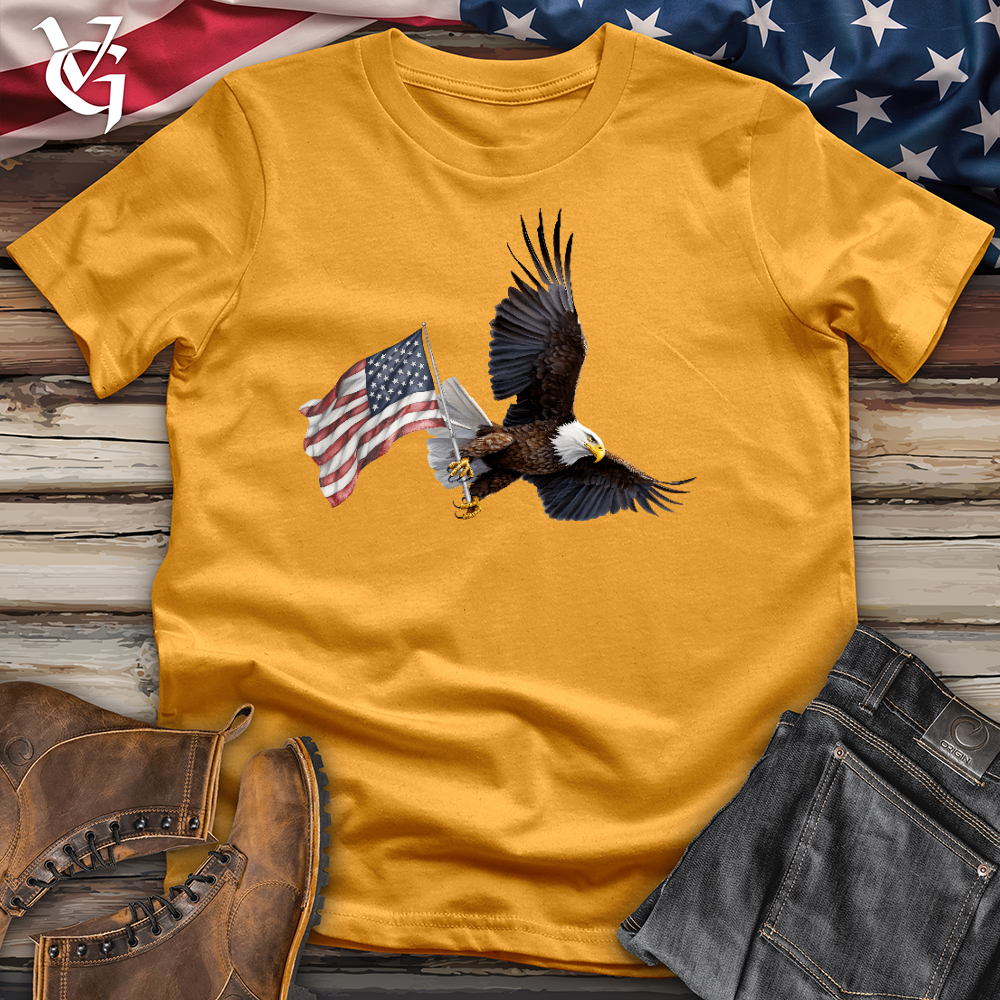 Viking Goods Freedom Eagle Cotton Tee Mustard / L