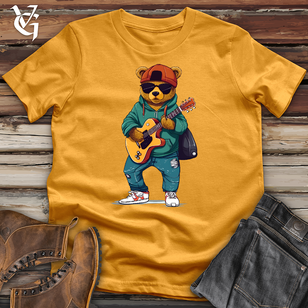 Viking Goods Kool Kid Bear Cotton Tee Mustard / L