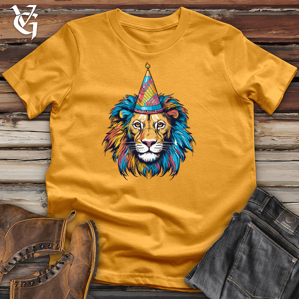 Viking Goods Lion Birthday Cotton Tee Mustard / L