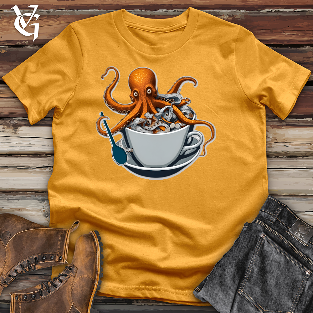 Viking Goods Octo Swirl Cotton Tee Mustard / L