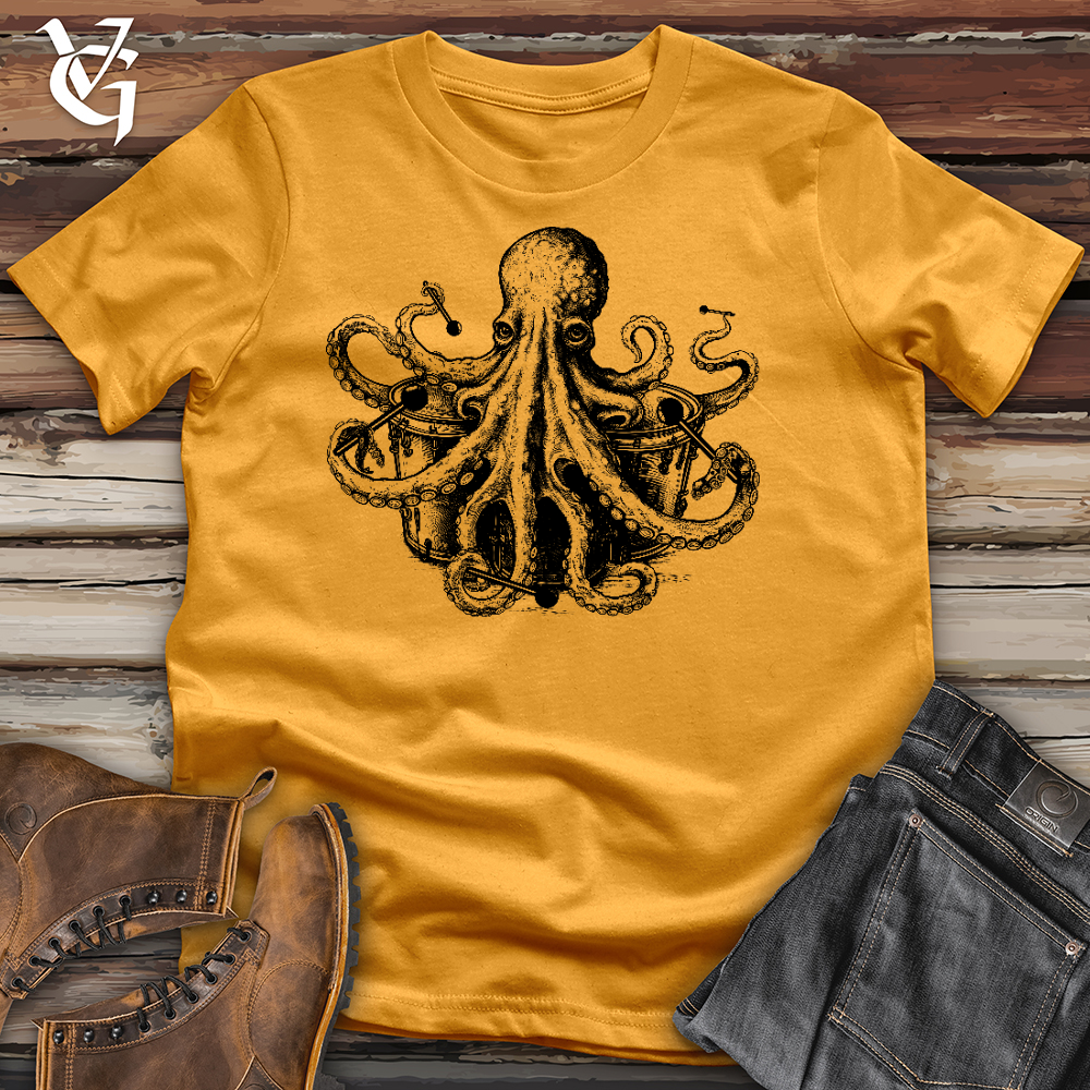 Viking Goods Octodrum Cotton Tee Mustard / L