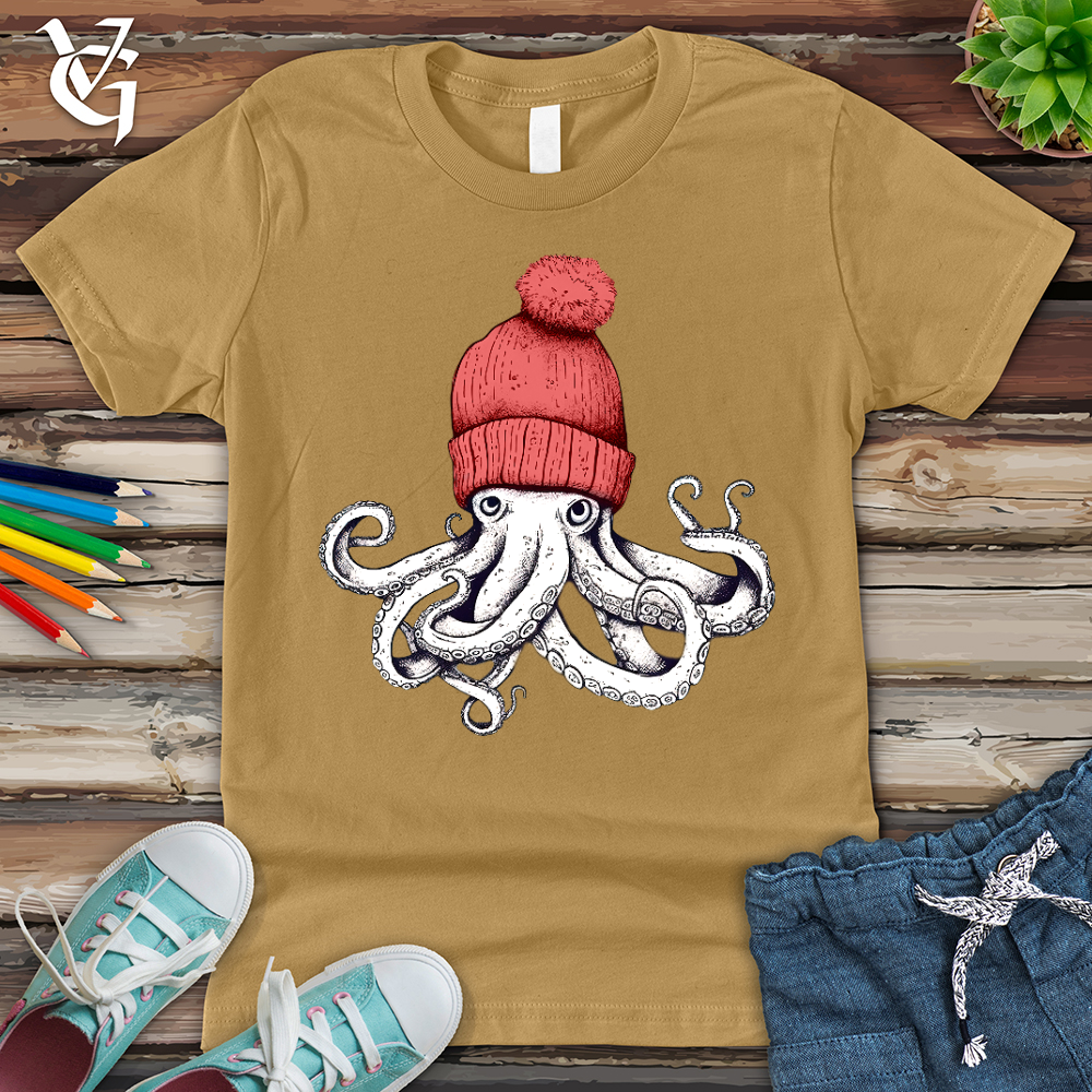 Viking Goods Octopus Chillin Youth Tee Mustard / L