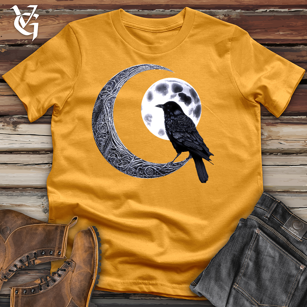 Viking Goods Raven & Moon Negotiations Cotton Tee Mustard / L
