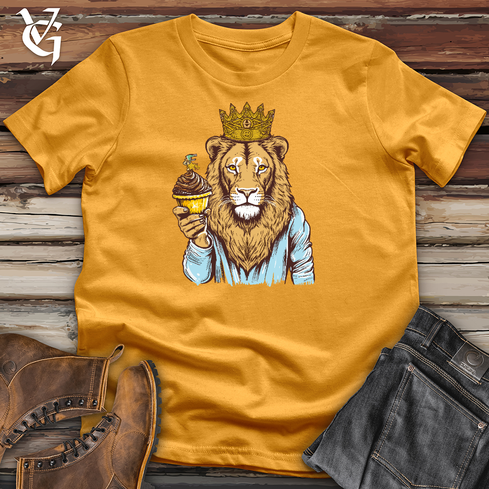 Viking Goods Royal Cupcake King Cotton Tee Mustard / L