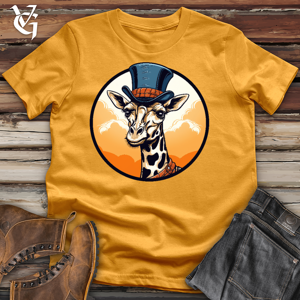 Viking Goods Top Hot Giraffe Cotton Tee Mustard / L