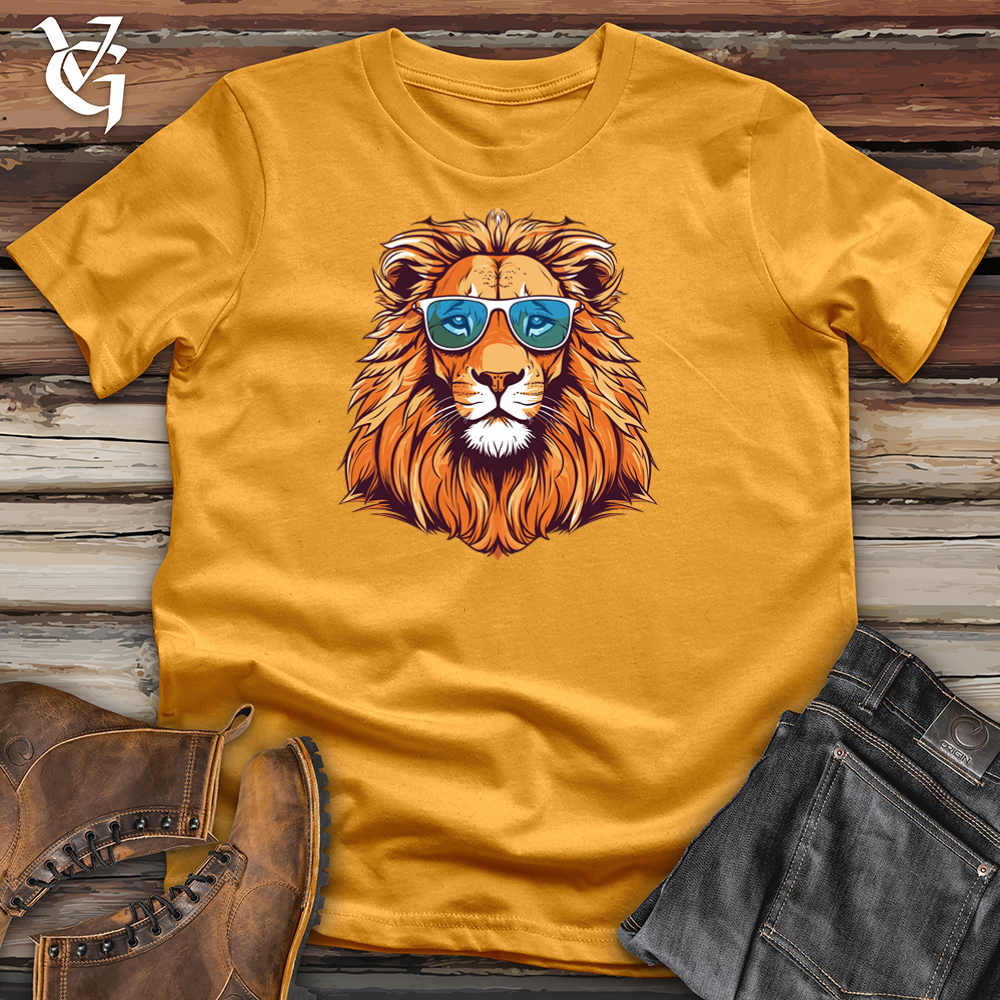 Viking Goods Zenned-out Lion Cotton Tee Mustard / L