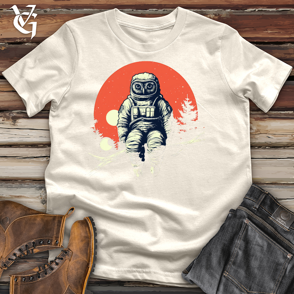 Viking Goods Astronaut Owl Cotton Tee Natural / L
