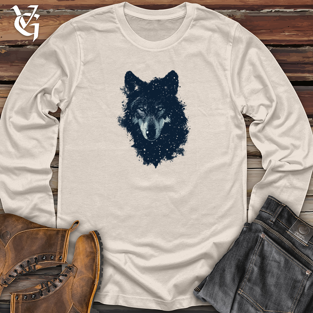 Viking Goods Cosmic Wolf Essence Long Sleeve Natural / L