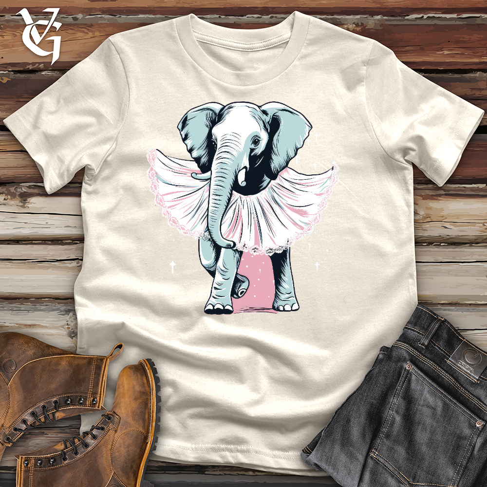 Viking Goods Elephant Ballerina Cotton Tee Natural / L