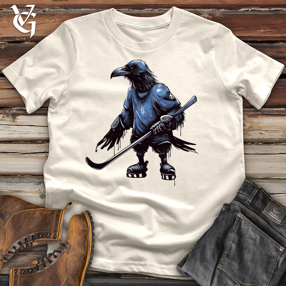Viking Goods Ice Hockey Raven Cotton Tee Natural / L