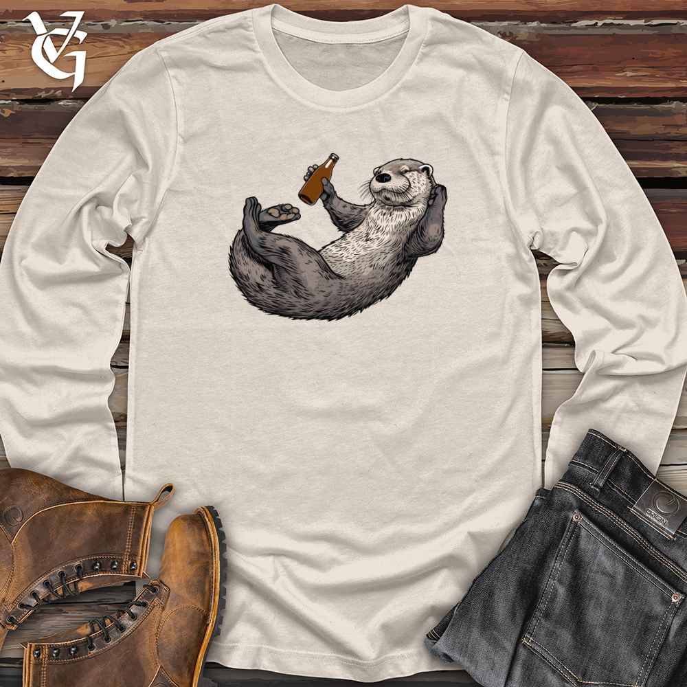 Viking Goods Otter Relaxation Ale Long Sleeve Natural / L