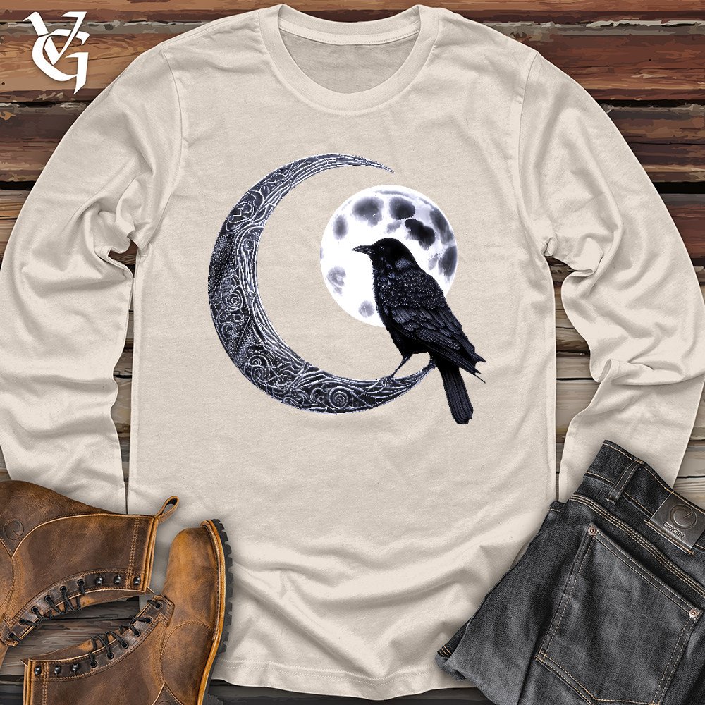 Viking Goods Raven & Moon Negotiations Long Sleeve Natural / L