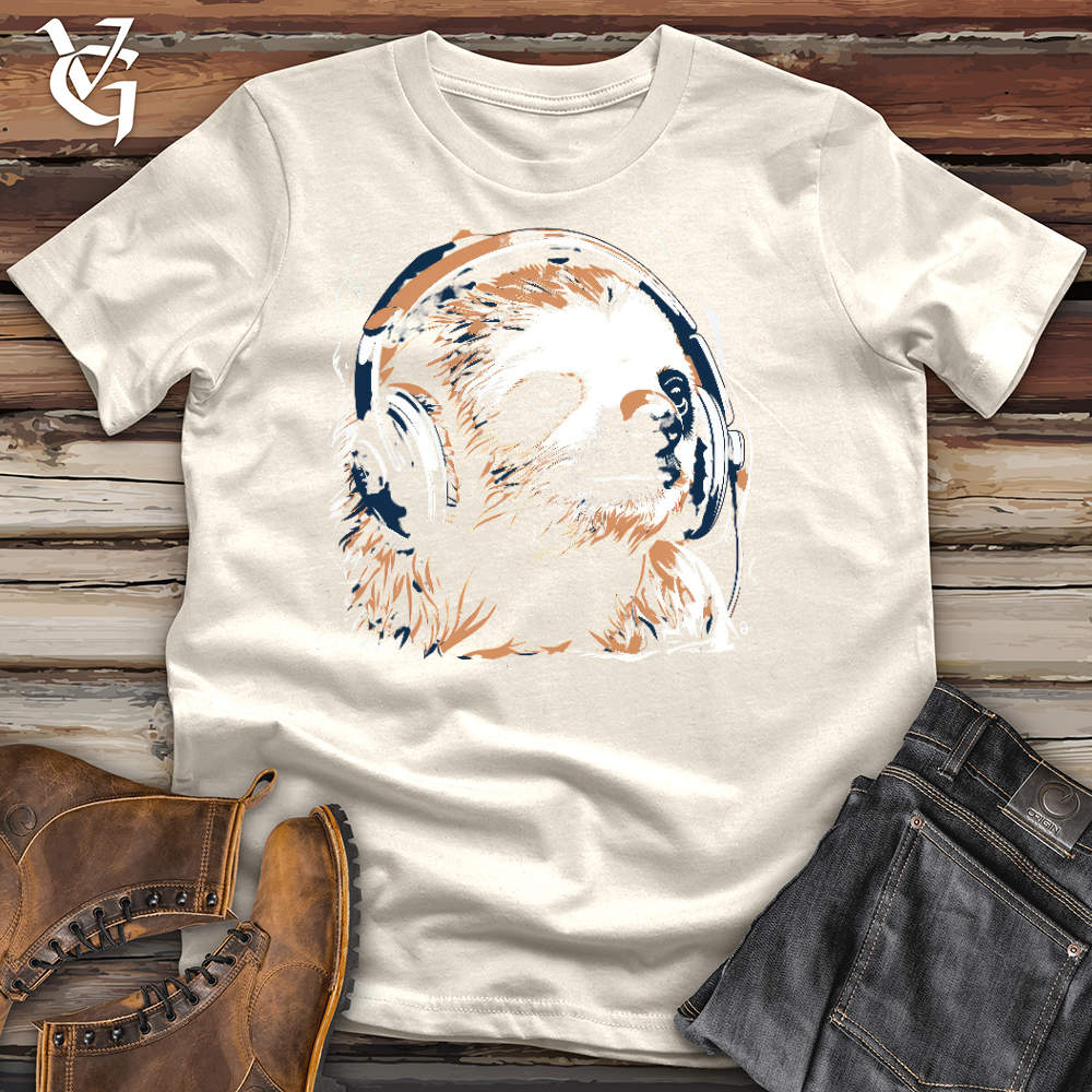 Viking Goods Sloth Studio Chillin Cotton Tee Natural / L