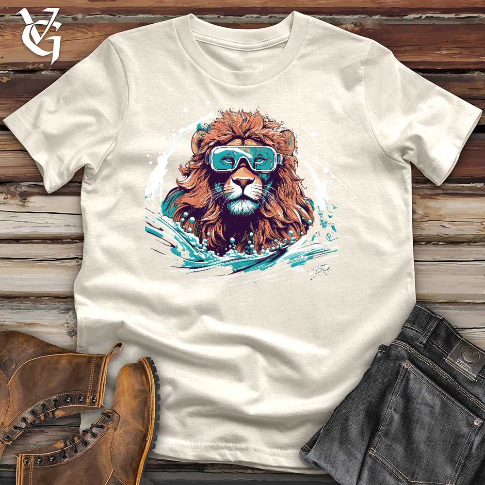 Viking Goods Swimming Lion Cotton Tee Natural / L