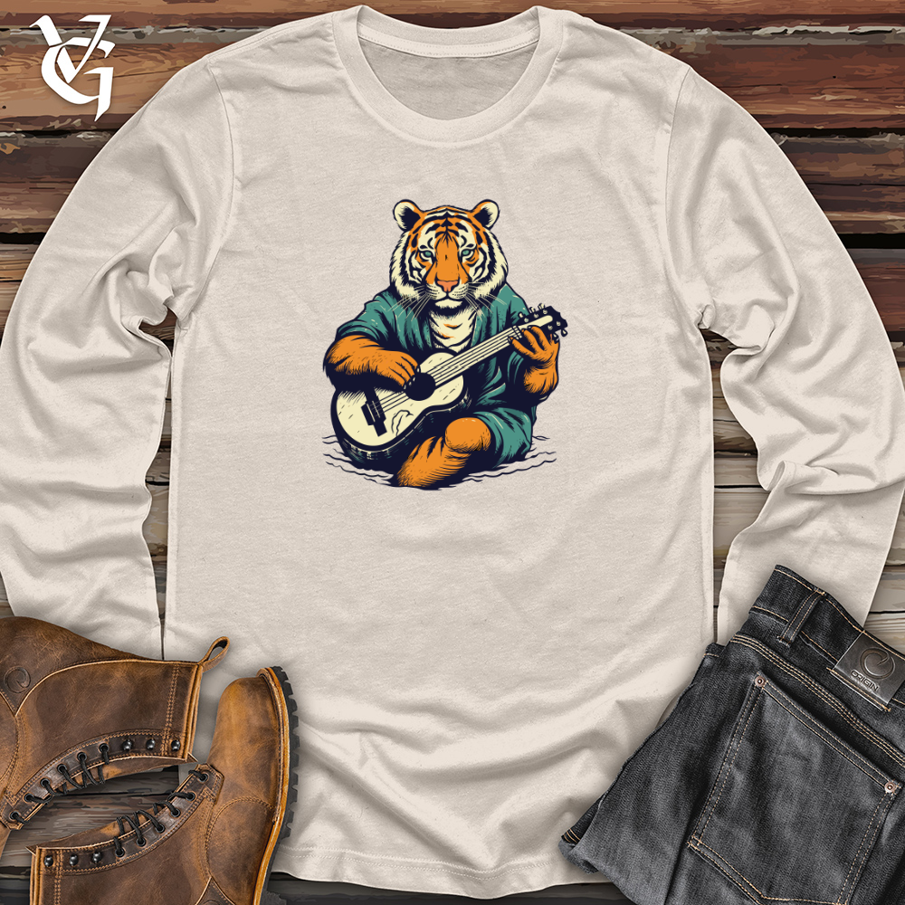 Viking Goods Ukulele Strum Tiger Long Sleeve Natural / L