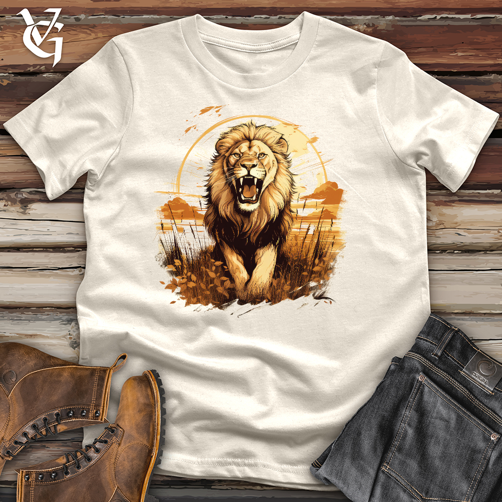 Viking Goods Untamable Lion Cotton Tee Natural / L