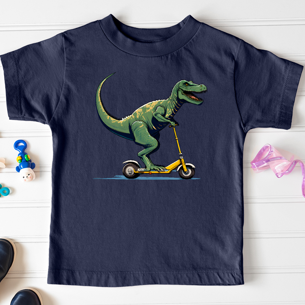 Viking Goods Dino Scoot Toddler Tee Navy / 2T