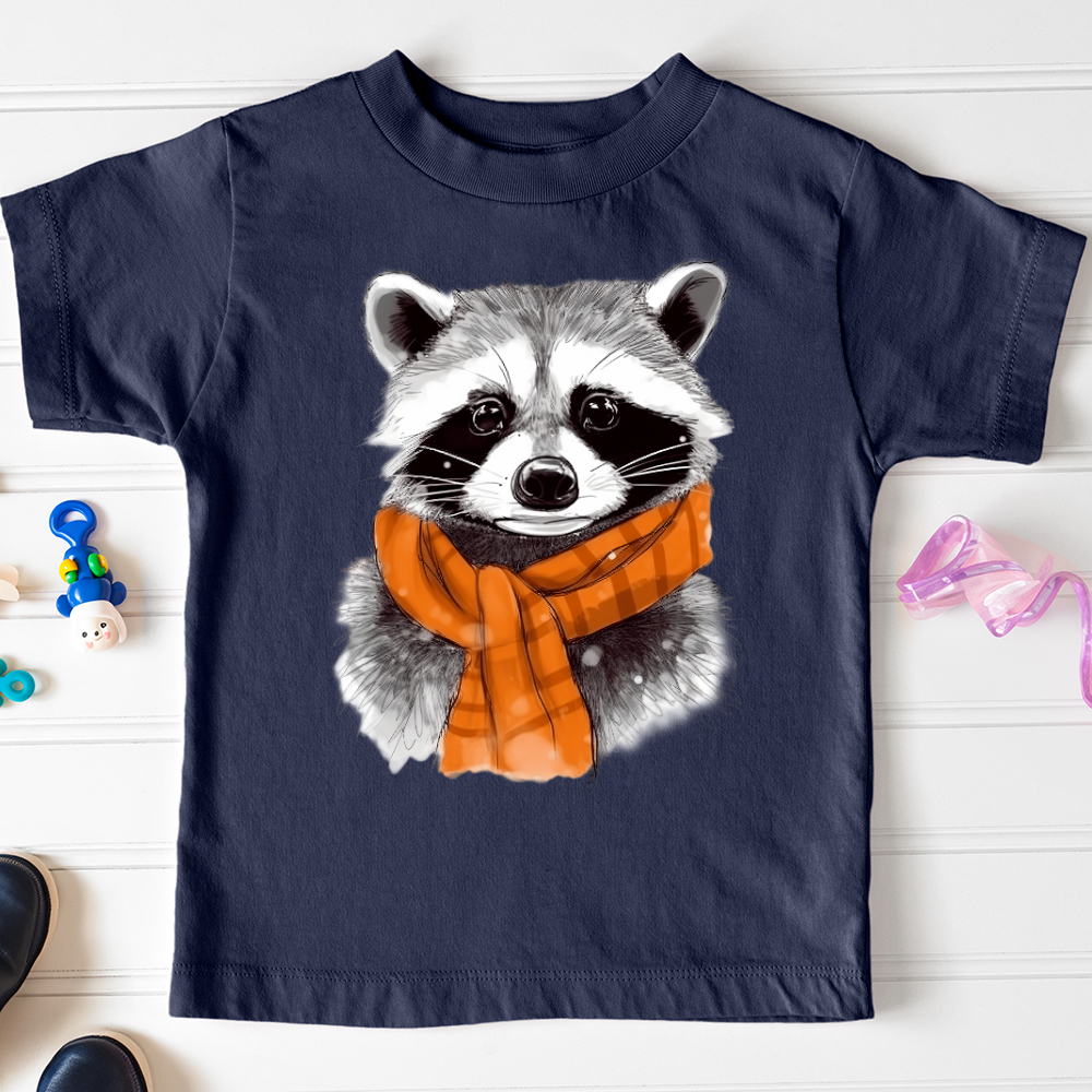 Viking Goods Raccoon Chief Toddler Tee Navy / 2T