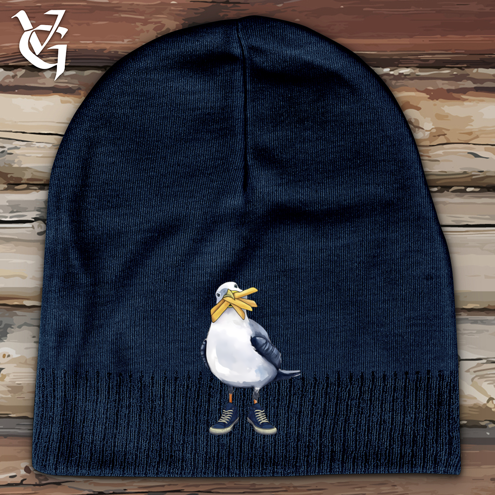 Viking Goods Boardwalk Seagull 2 Cotton Beanie Navy