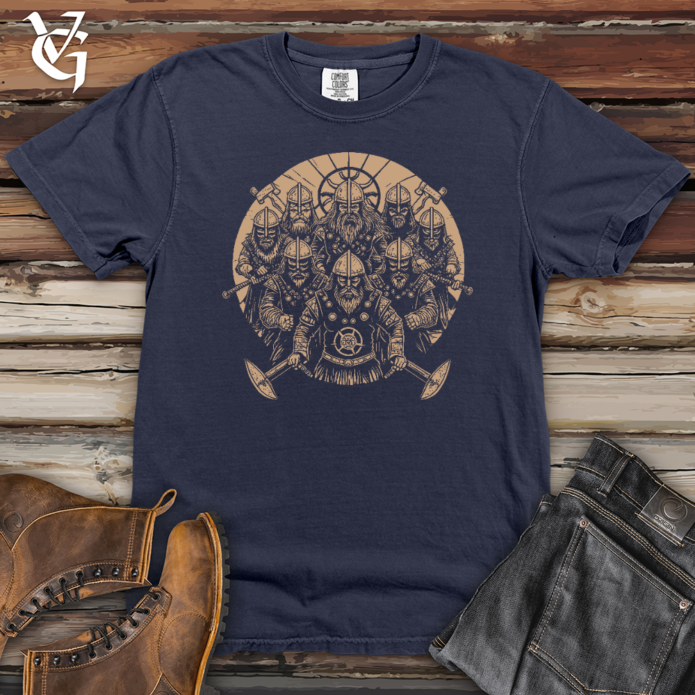Viking Goods A Gang of Stern Vikings Heavy Cotton Comfort Colors Tee Navy / L