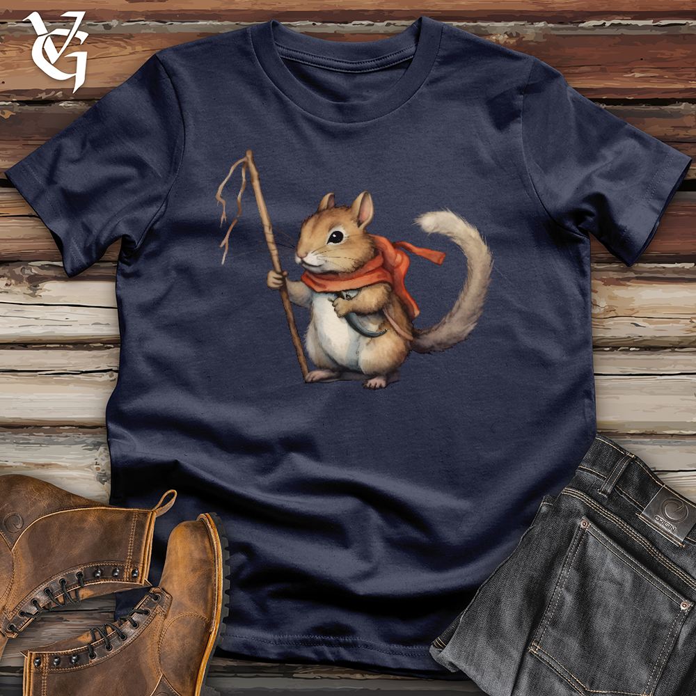 Viking Goods Accomplished Squirrel Softstyle Tee Navy / L