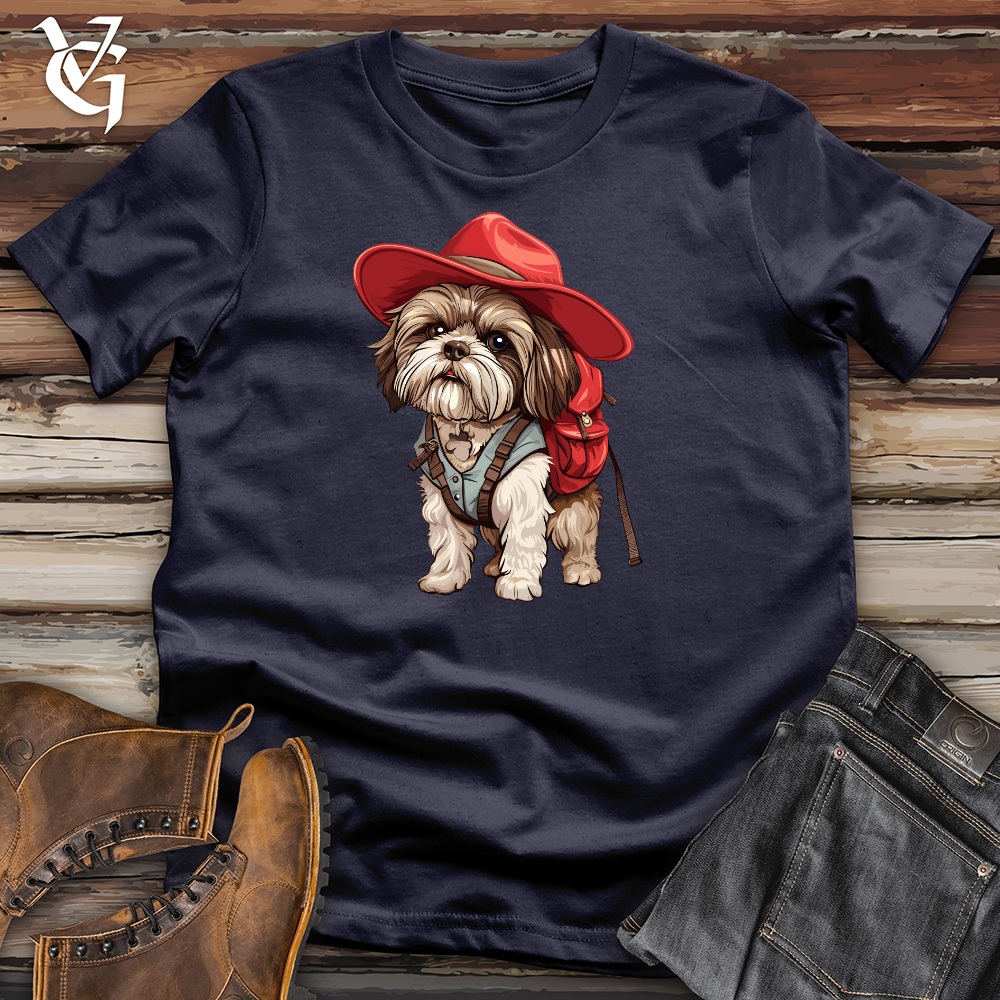 Viking Goods Adventurous Canine Explorer Cotton Tee Navy / L