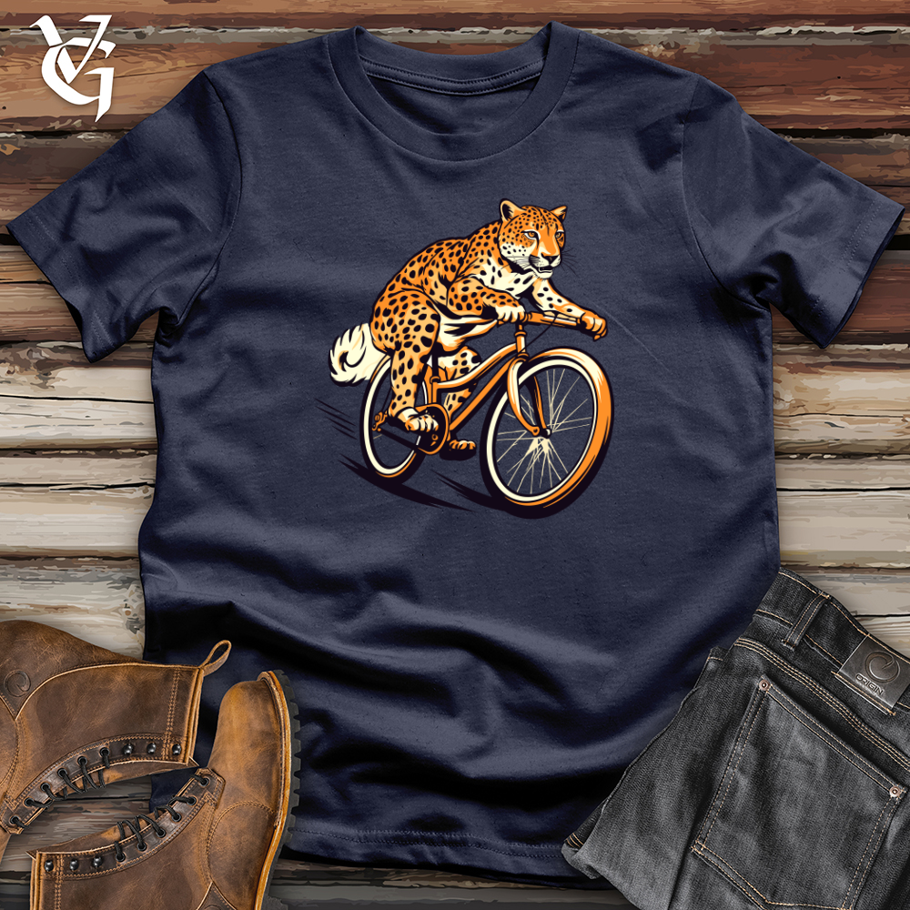 Viking Goods Agile Cheetah Cyclist Softstyle Tee Navy / L