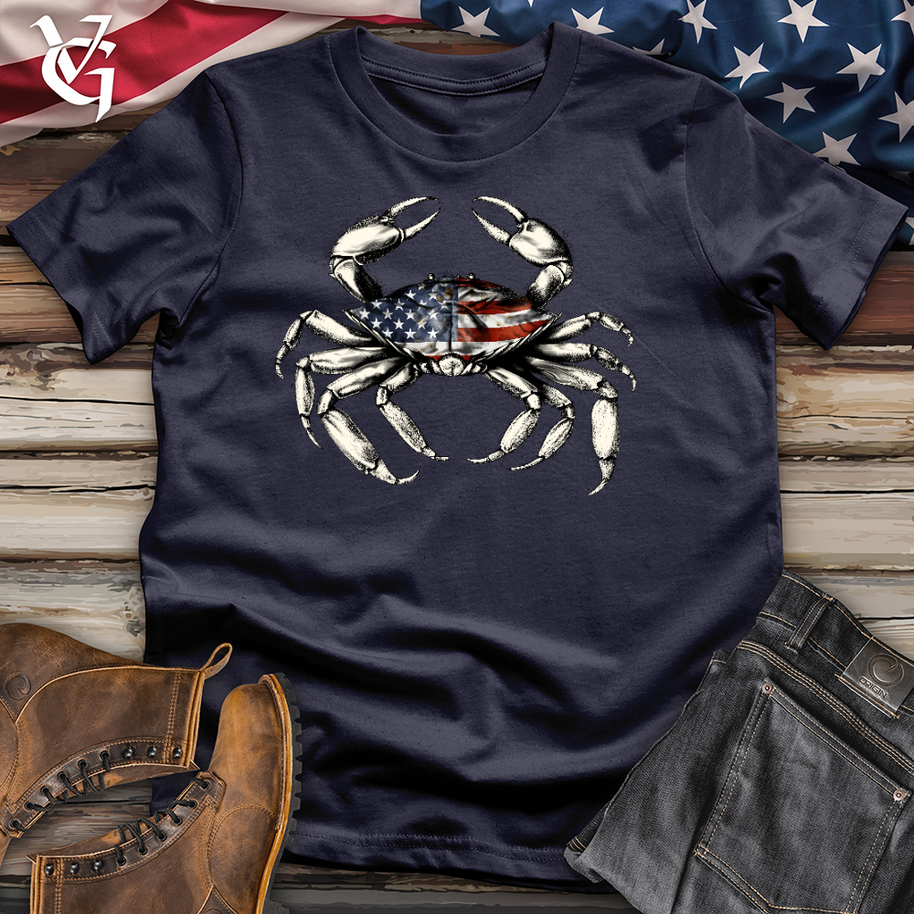 Viking Goods American Crab Cotton Tee Navy / L