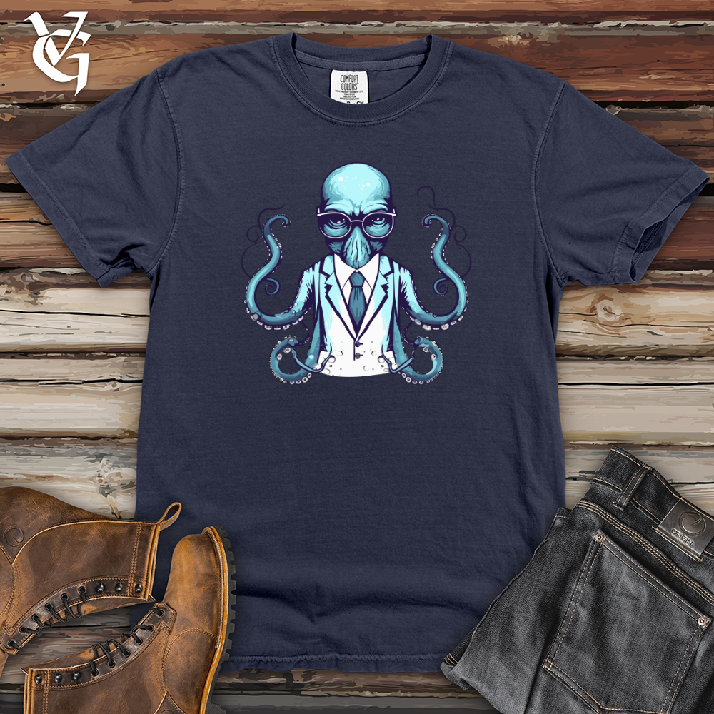 Viking Goods Analytical Octopus Heavy Cotton Comfort Colors Tee Navy / L