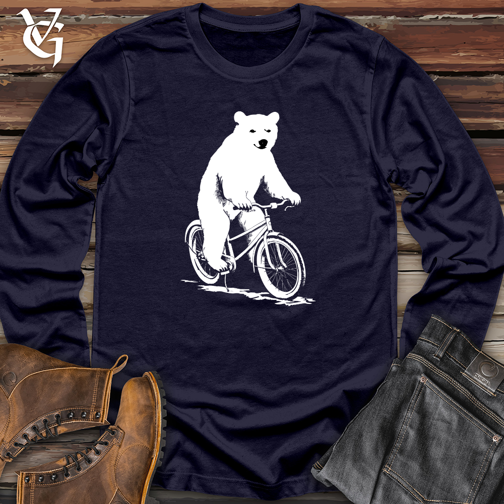 Viking Goods Arctic Cycle Bear Long Sleeve Navy / L