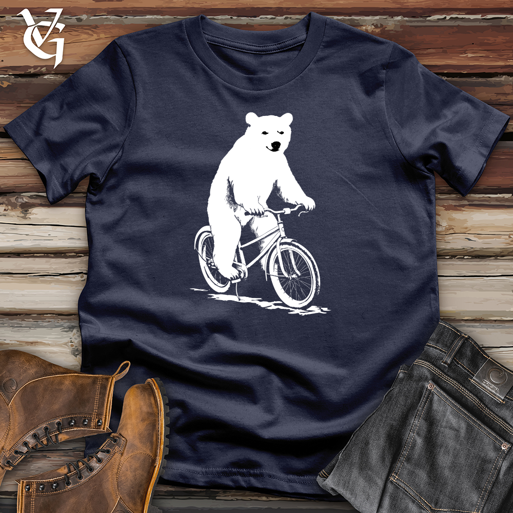 Viking Goods Arctic Cycle Bear Softstyle Tee Navy / L