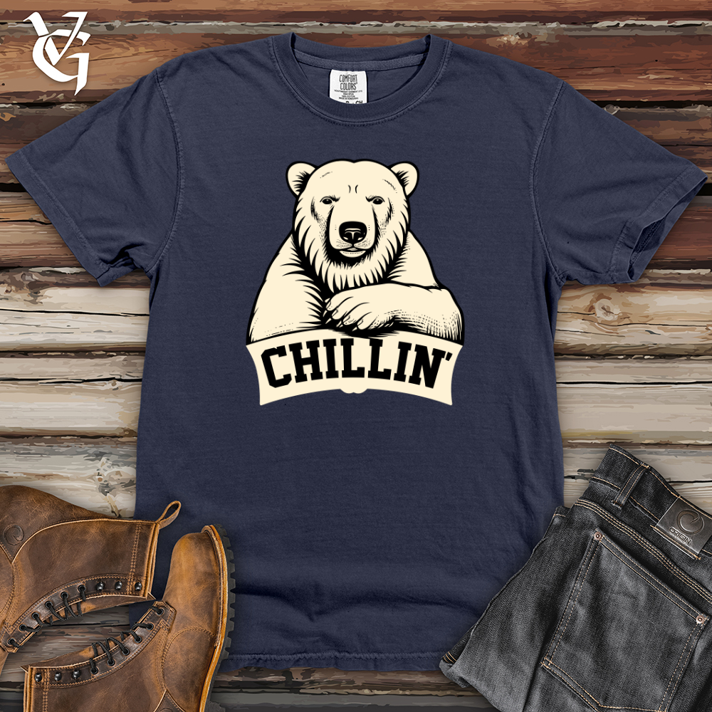 Viking Goods Arctic Embrace Heavy Cotton Comfort Colors Tee Navy / L