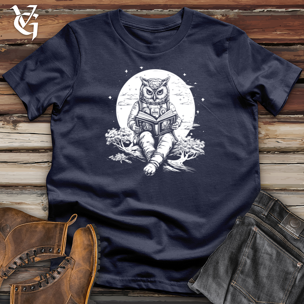 Viking Goods Astronaut Owl Softstyle Tee Navy / L
