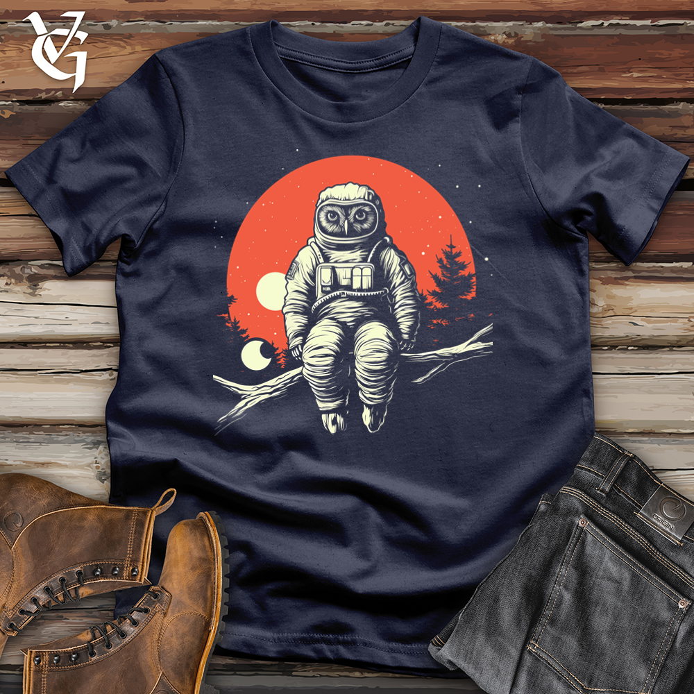 Viking Goods Astronaut Owl Softstyle Tee Navy / L