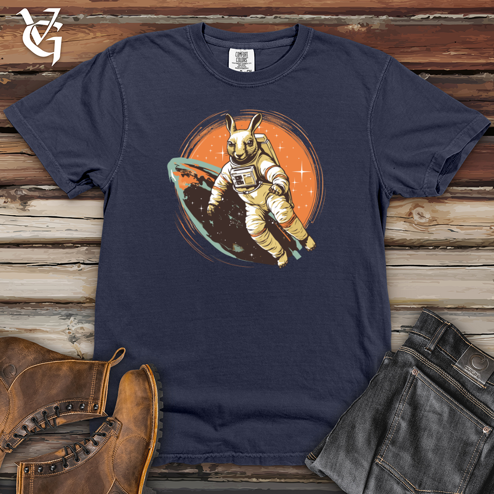 Viking Goods Astronaut Rabbit  Heavy Cotton Comfort Colors Tee Navy / L