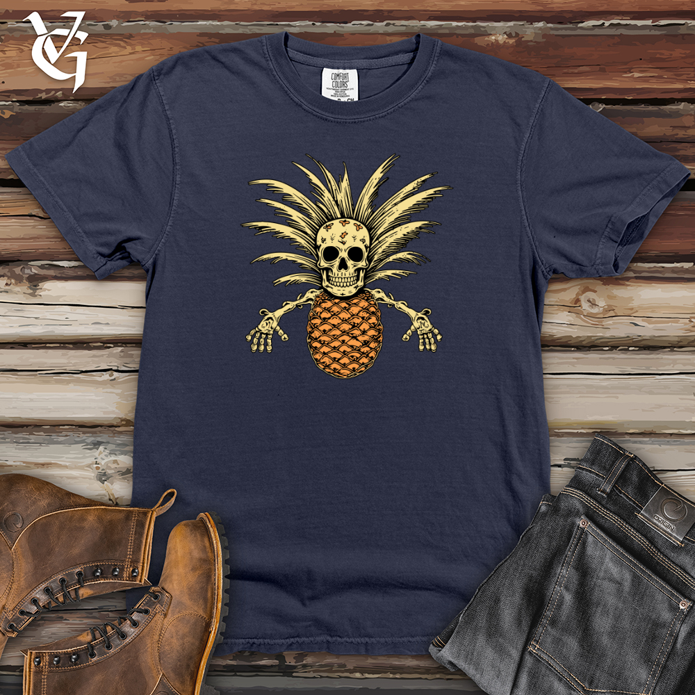 Viking Goods Avian Astral Pineapple  Heavy Cotton Comfort Colors Tee Navy / L