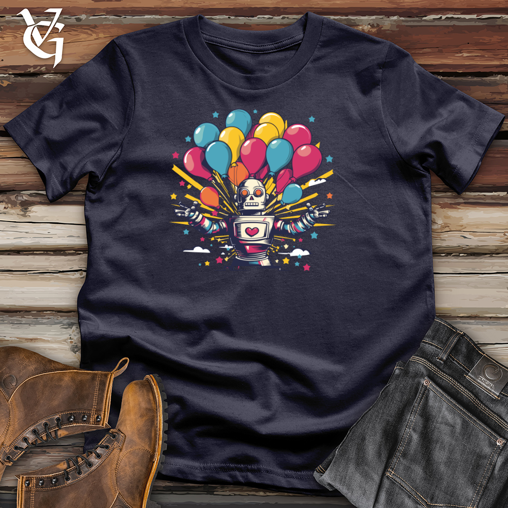 Viking Goods Balloons and Bots Cotton Tee Navy / L