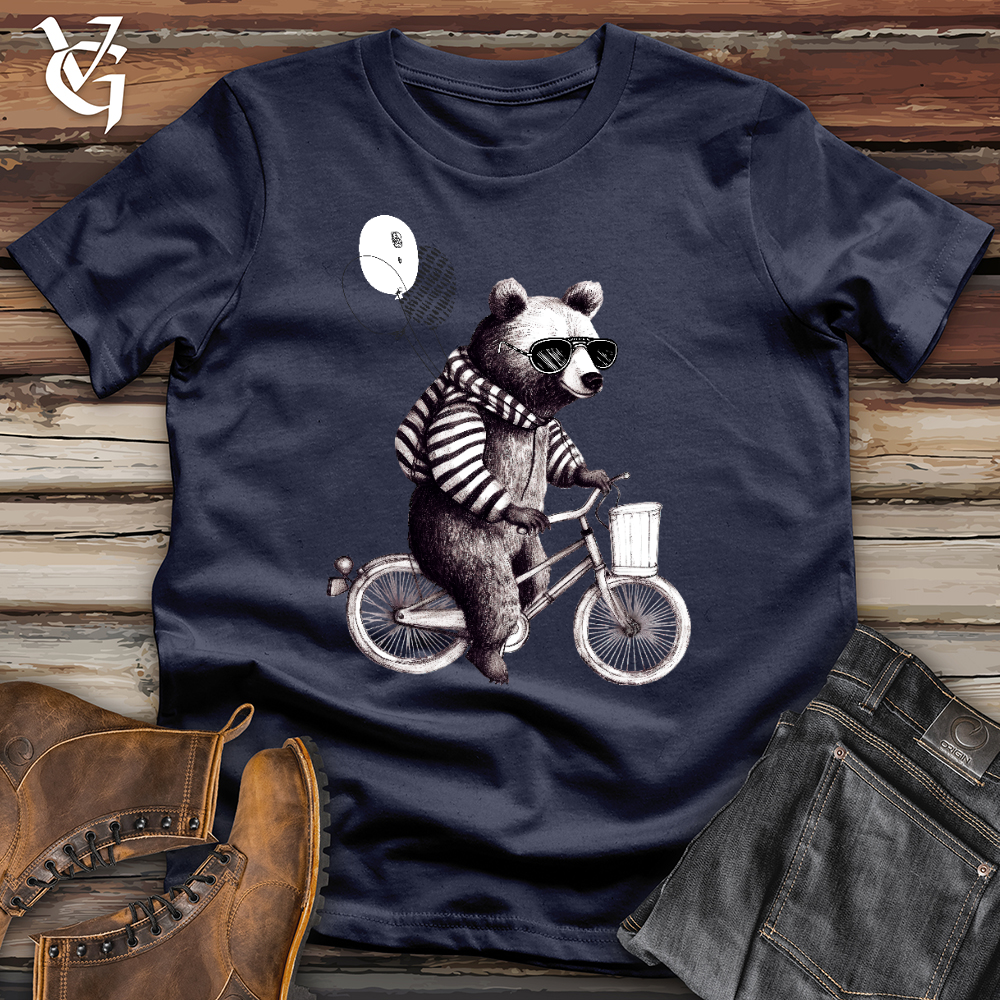 Viking Goods Bear Biker Softstyle Tee Navy / L