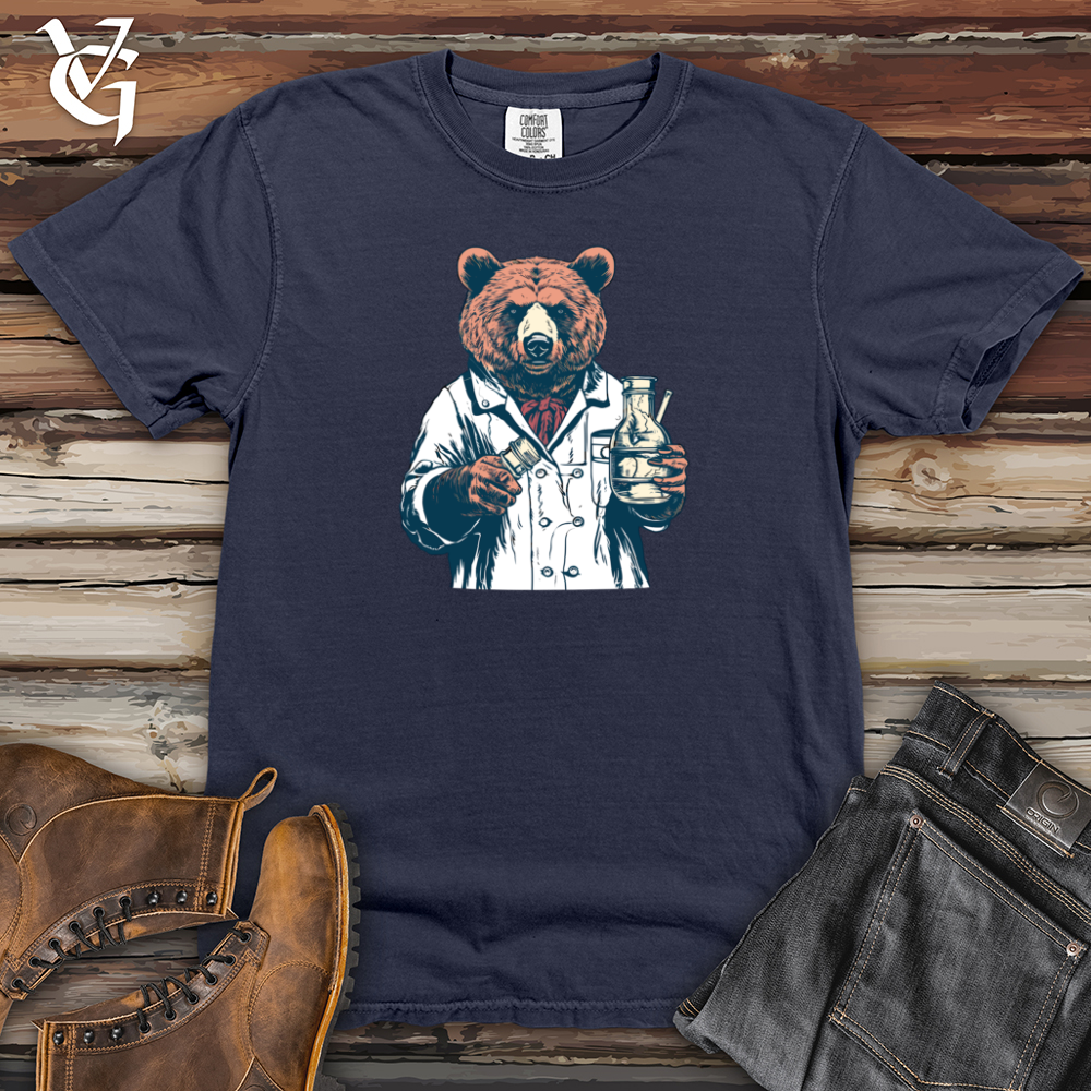 Viking Goods Bear Lab Keeper Heavy Cotton Comfort Colors Tee Navy / L