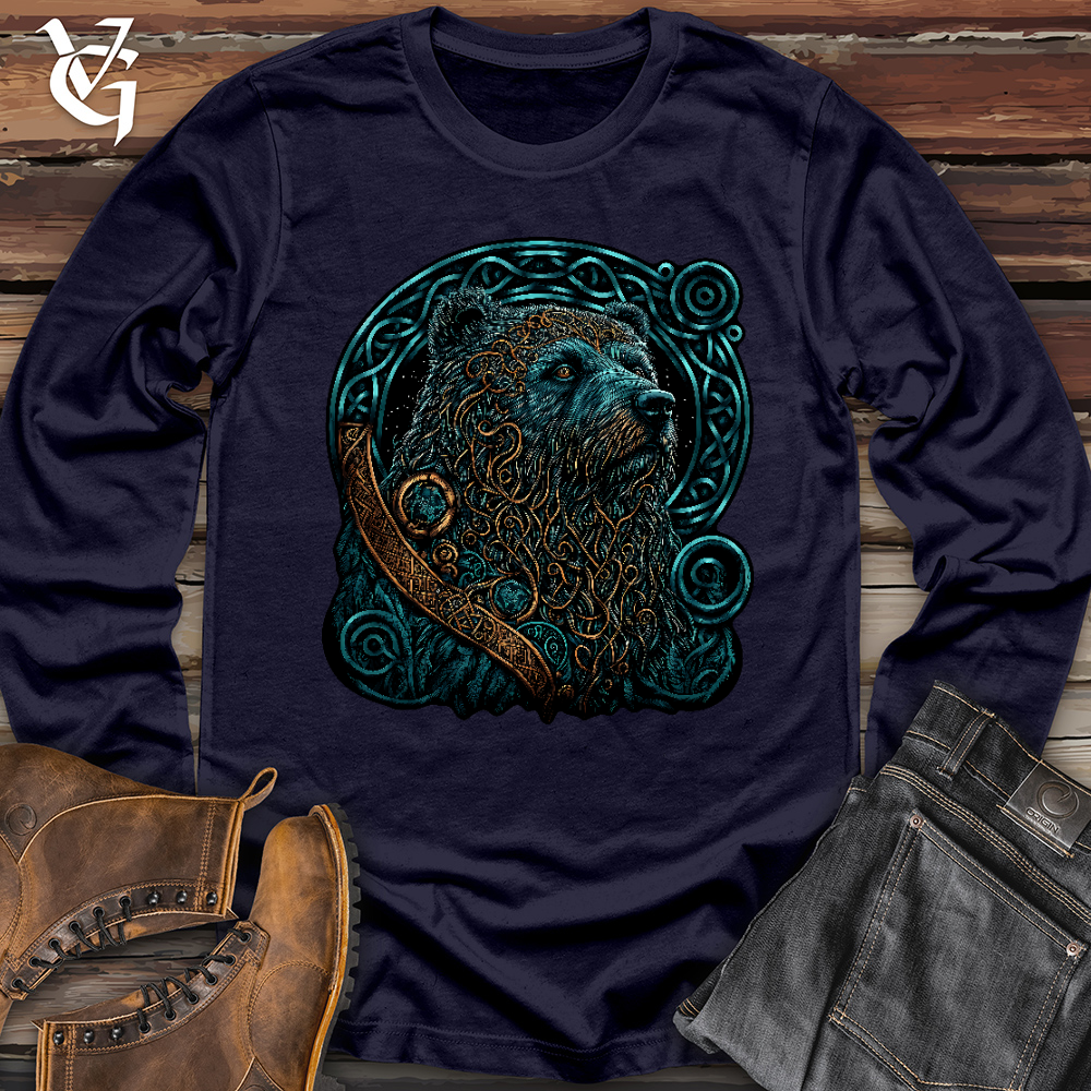Viking Goods Bear of Wisdom Long Sleeve Navy / L