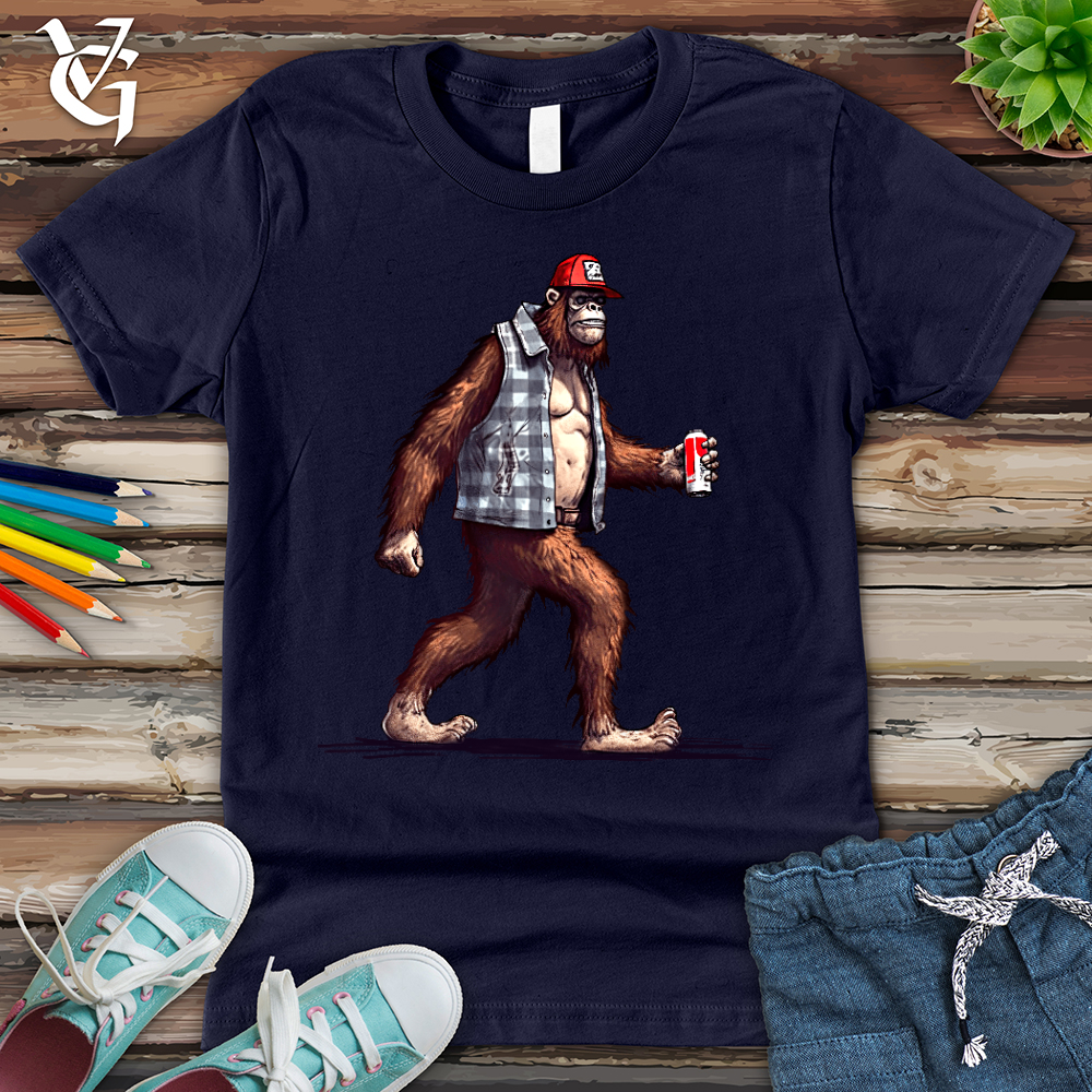 Viking Goods Big Foot Stroll Youth Tee Navy / L