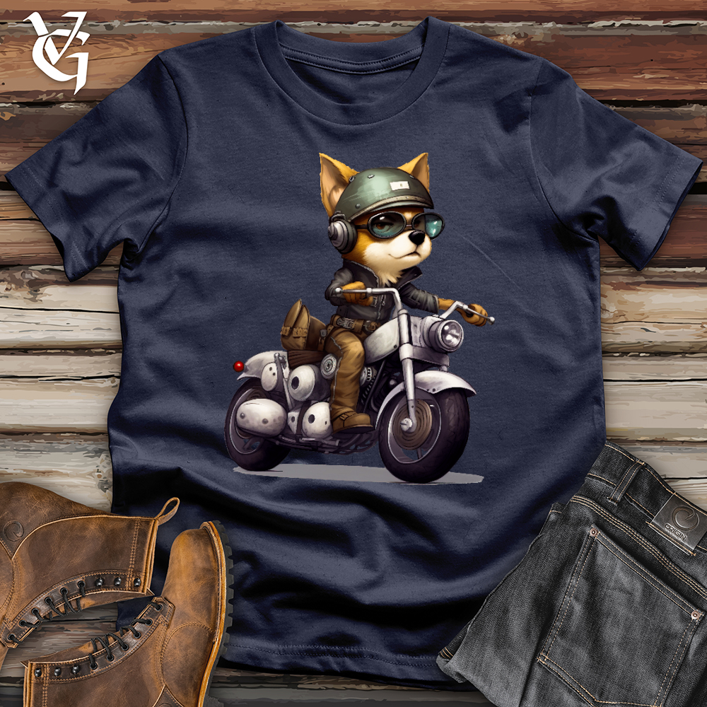 Viking Goods Biker Dog Softstyle Tee Navy / L