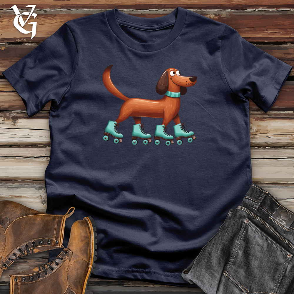 Viking Goods Brown Dog Softstyle Tee Navy / L