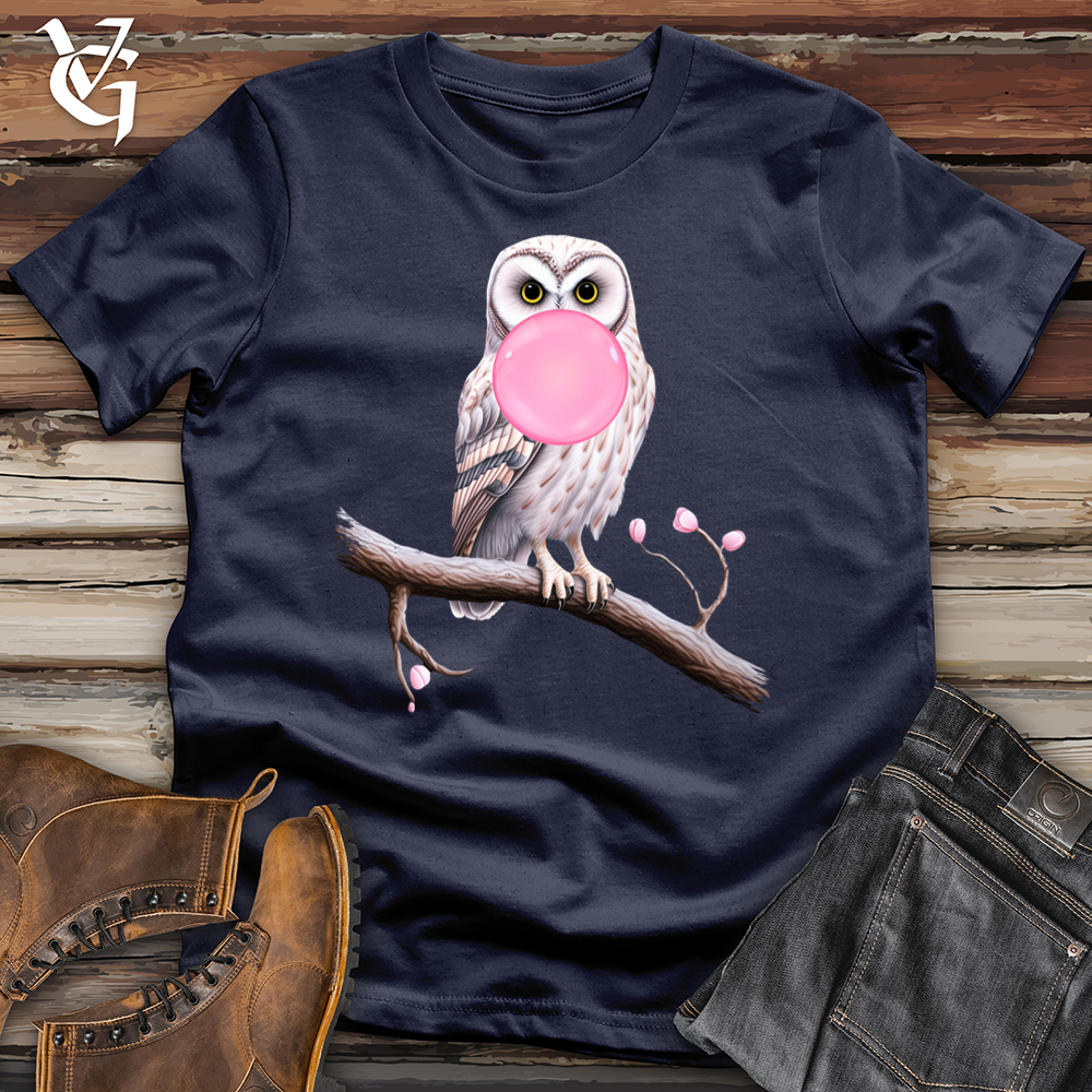 Viking Goods Bubble Gum Owl Softstyle Tee Navy / L