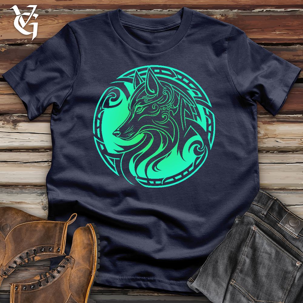 Viking Goods Celtic Wolf Softstyle Tee Navy / L